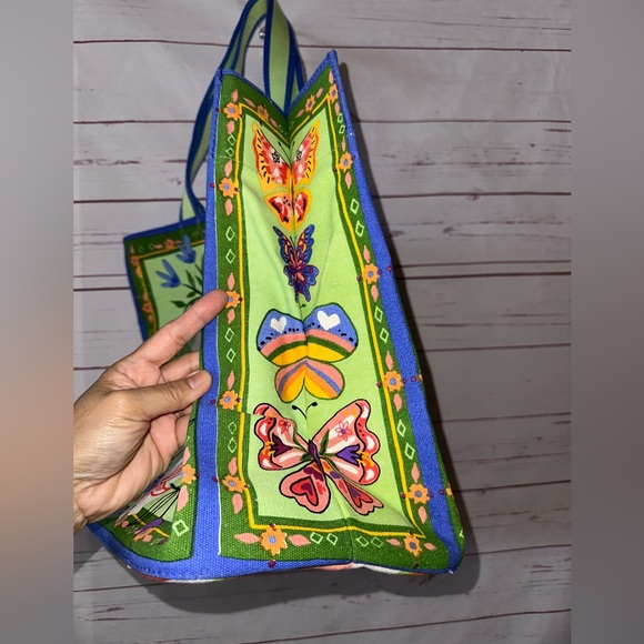 NWT BRIGHTON In The Garden Tote Bag Canvas $150 - Picture 8 of 11